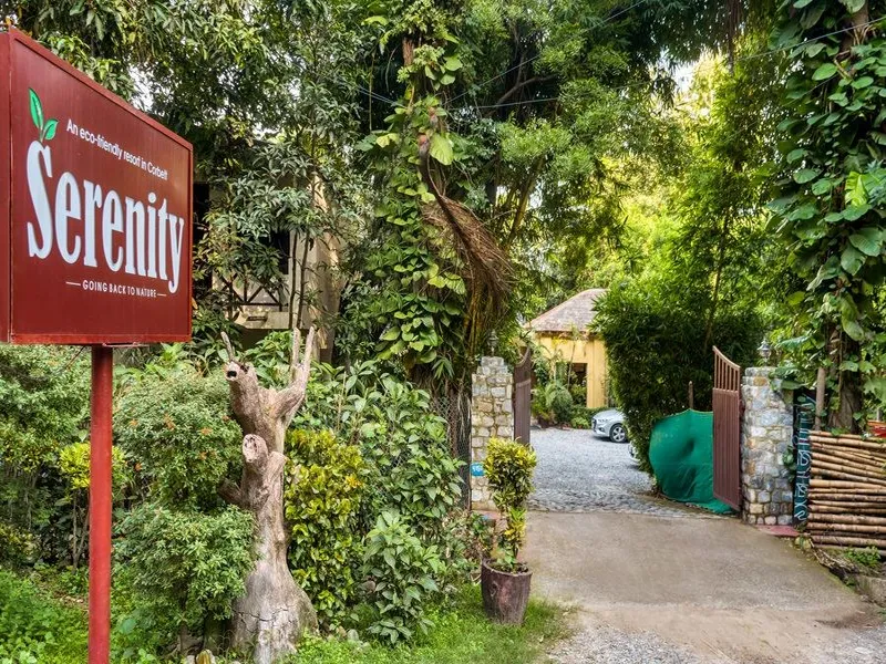 Corbett Serenity Resort Entry